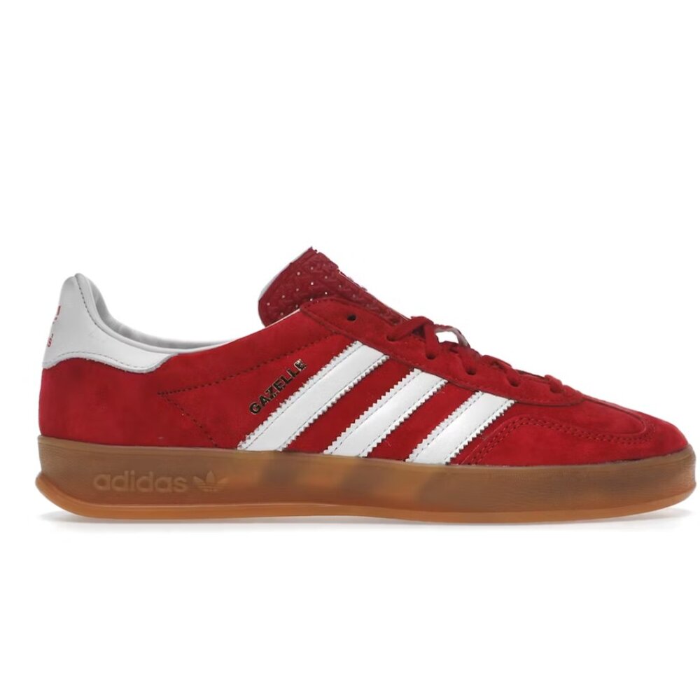 Adidas Gazelle Scarlet Cloud White 6.5 NIB